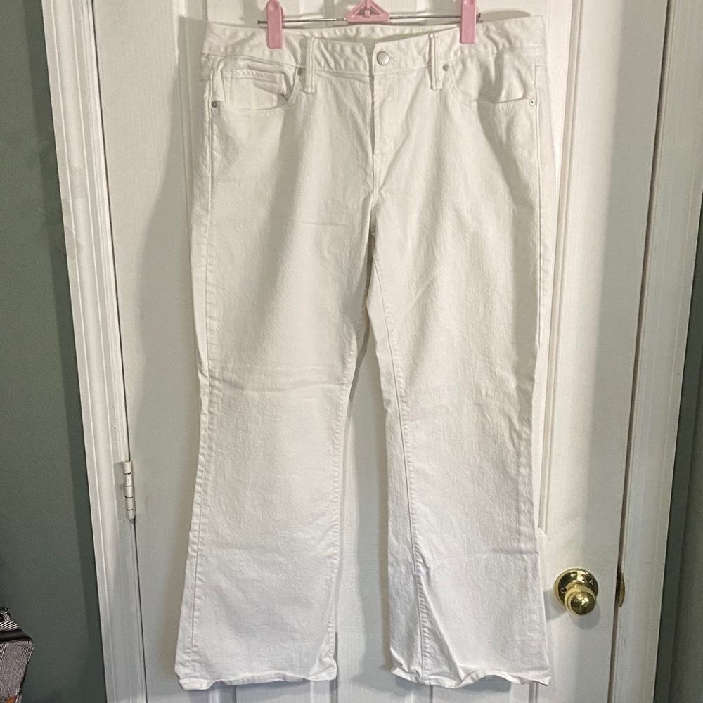 GAP Women's Flare White Jeans
